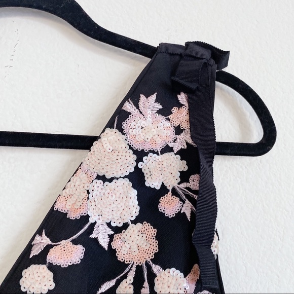 Self Portrait Sleeveless Midnight Floral Dress - Picture 9 of 13